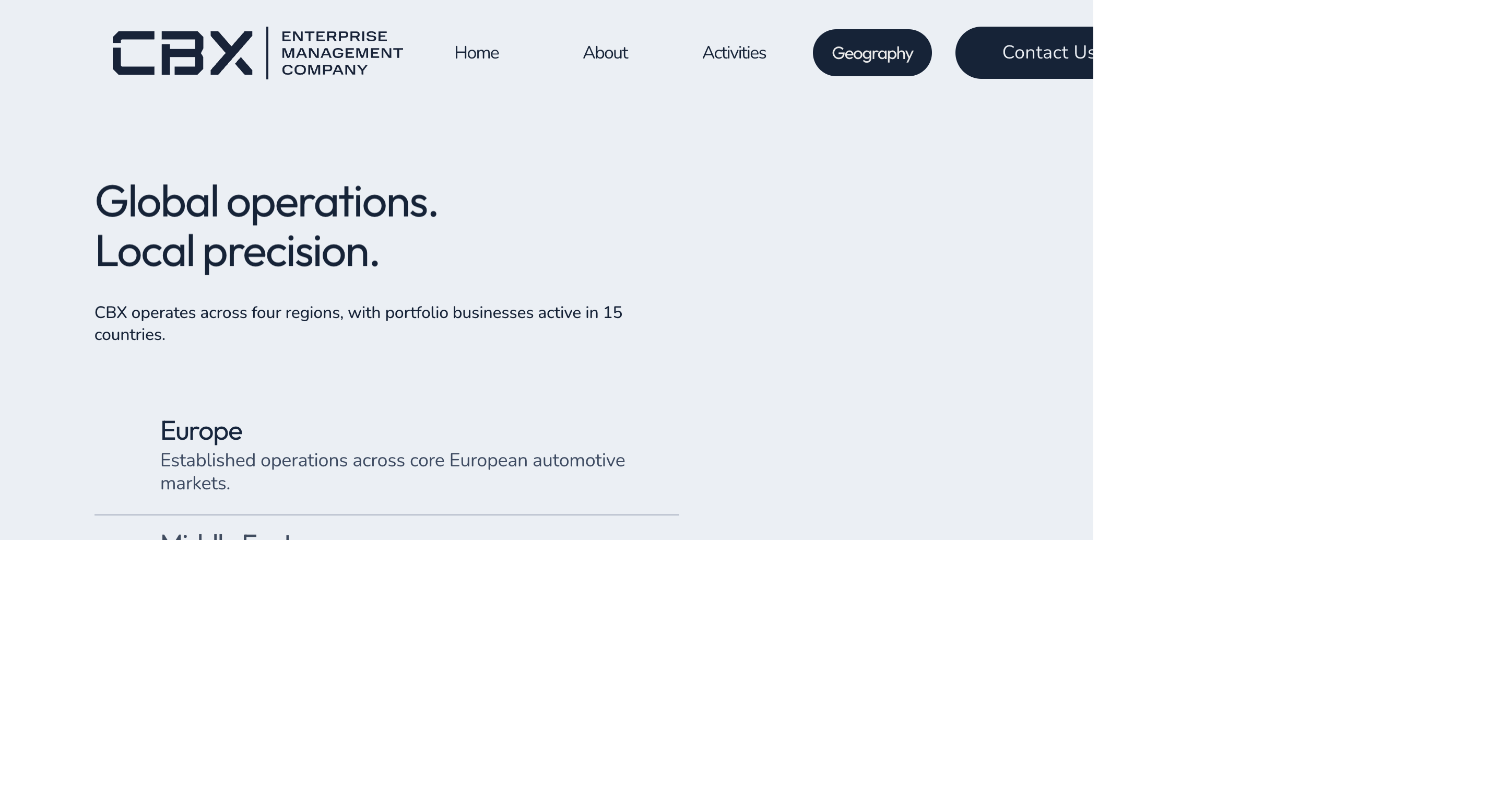 CBX Global UX/UI preview