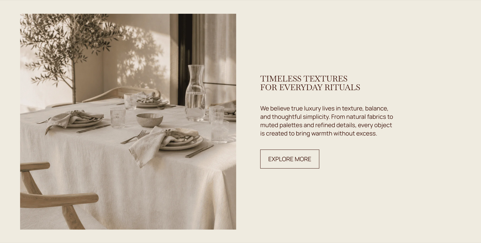 Yule Maison UX/UI preview